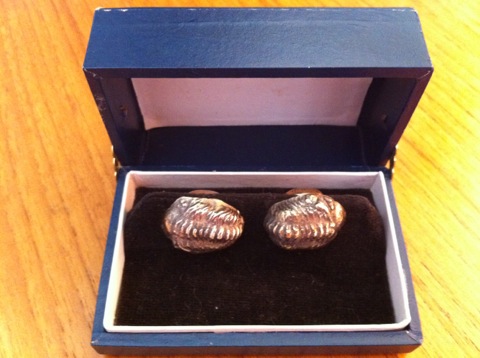 Trilobite Cufflinks in Box